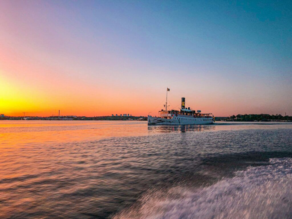 Skärgårdsbåt i Stockholm